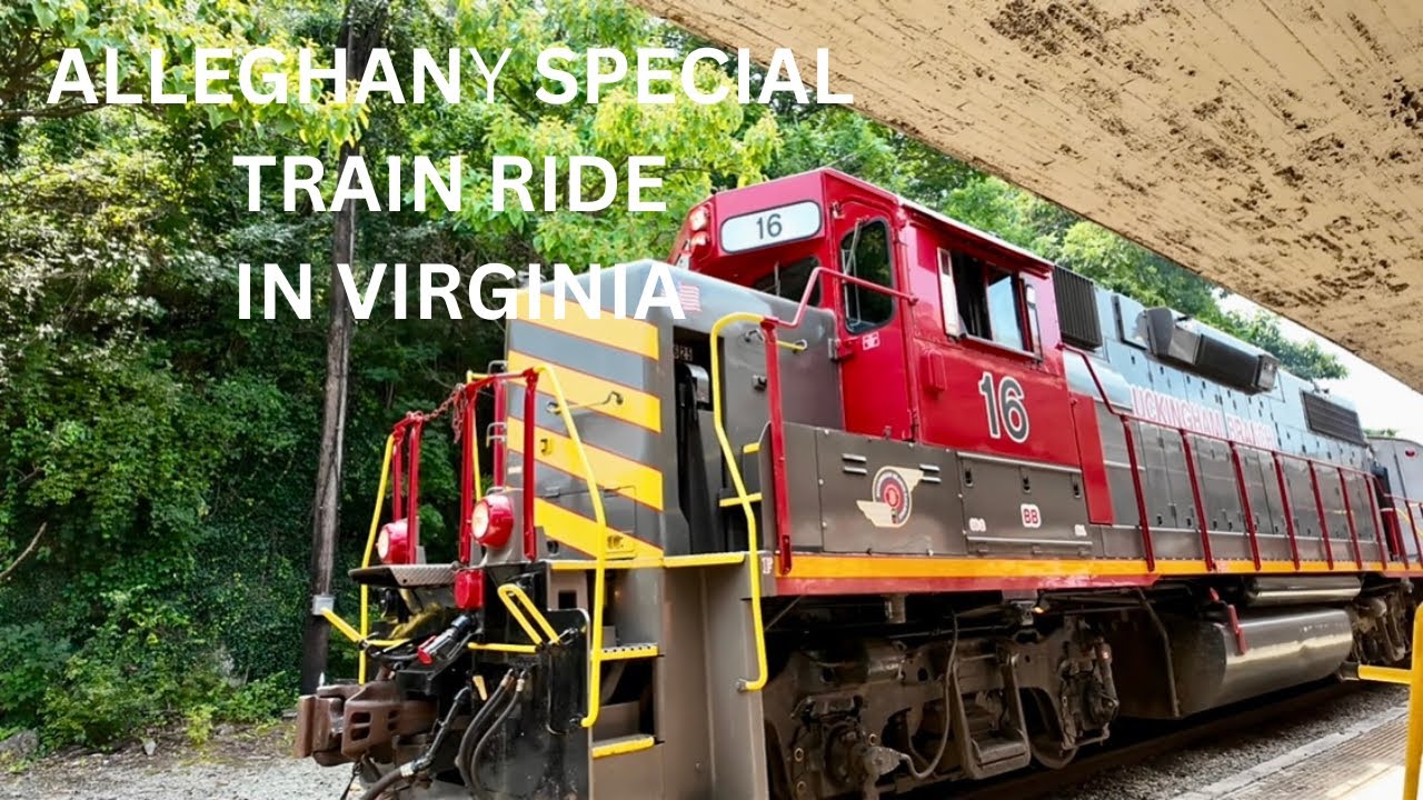 Virginia’s Scenic Train Ride in the Shenandoah Valley | with Lunch on the Alleghany Special 