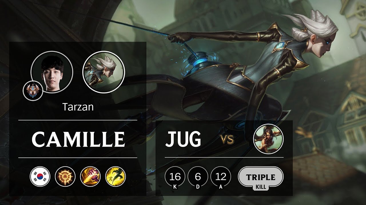 Camille Jungle vs Nidalee - KR Challenger Patch 9.24