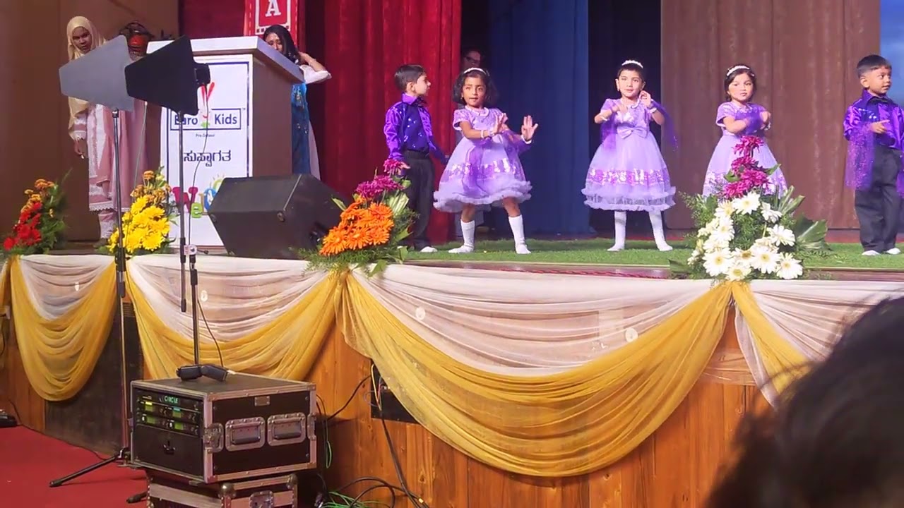 Bhuvi's stage performance - Nursery