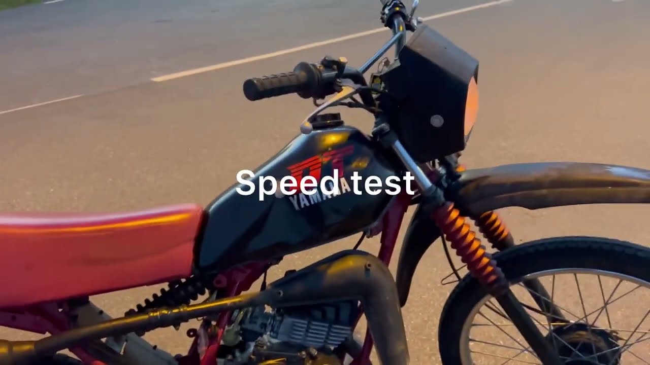 Yamaha dt50mx | speed test