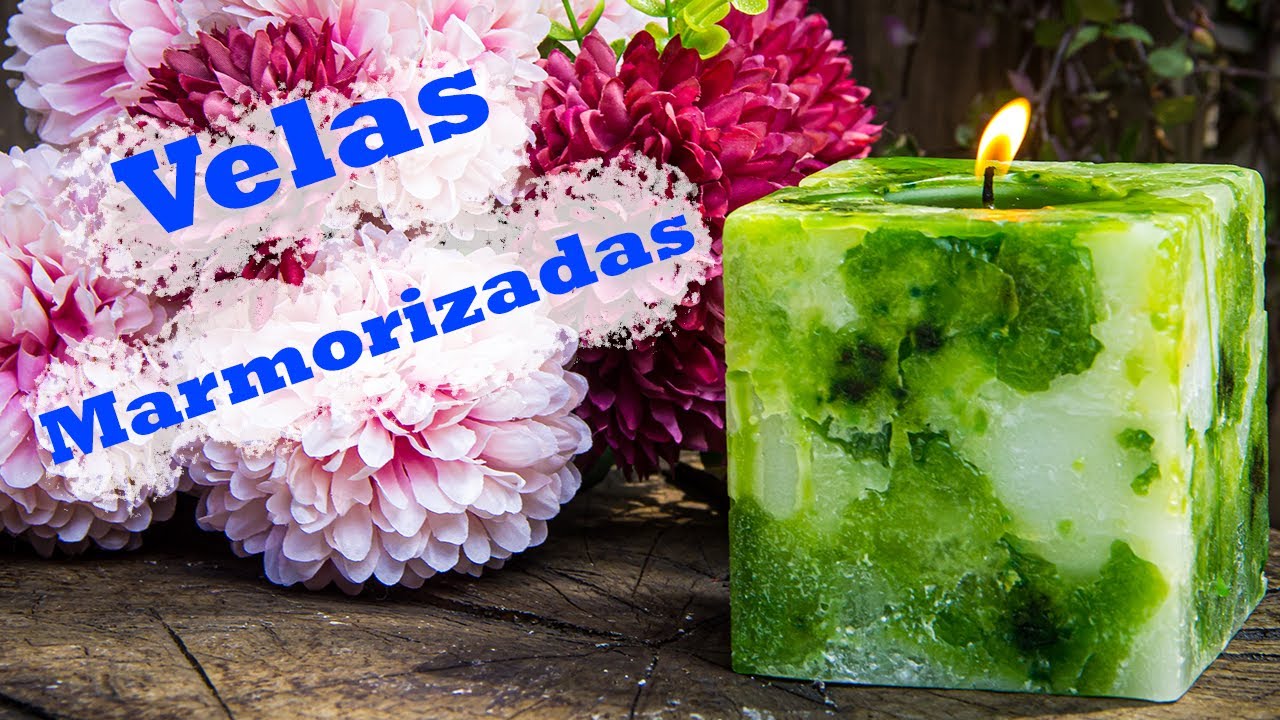 Velas Marmorizadas | Artesanato |  Arte à Pampa