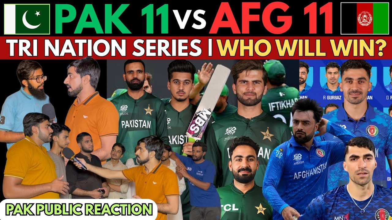PAK 🇵🇰 VS AFG 🇦🇫 TRI NATION SERIES | WHO WILL WIN | ASIA CUP 2025 | SHAHID YOUSAF HD
