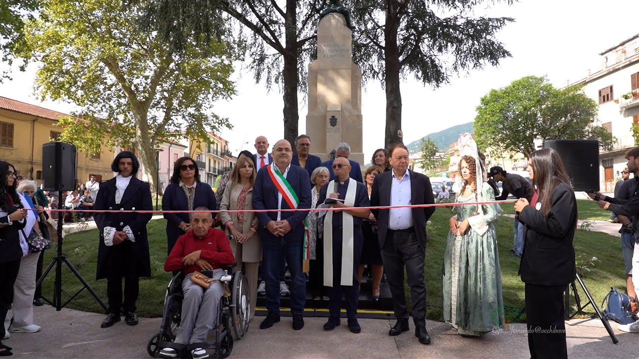 Pied. Matese 27sept25 - Inaugurazione di p.zza Europa