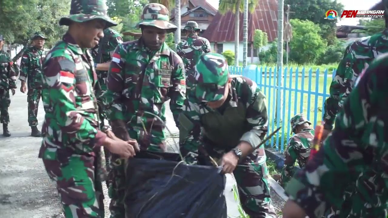 KARYA BAKTI PEMBERSIHAN EXPO WAENA