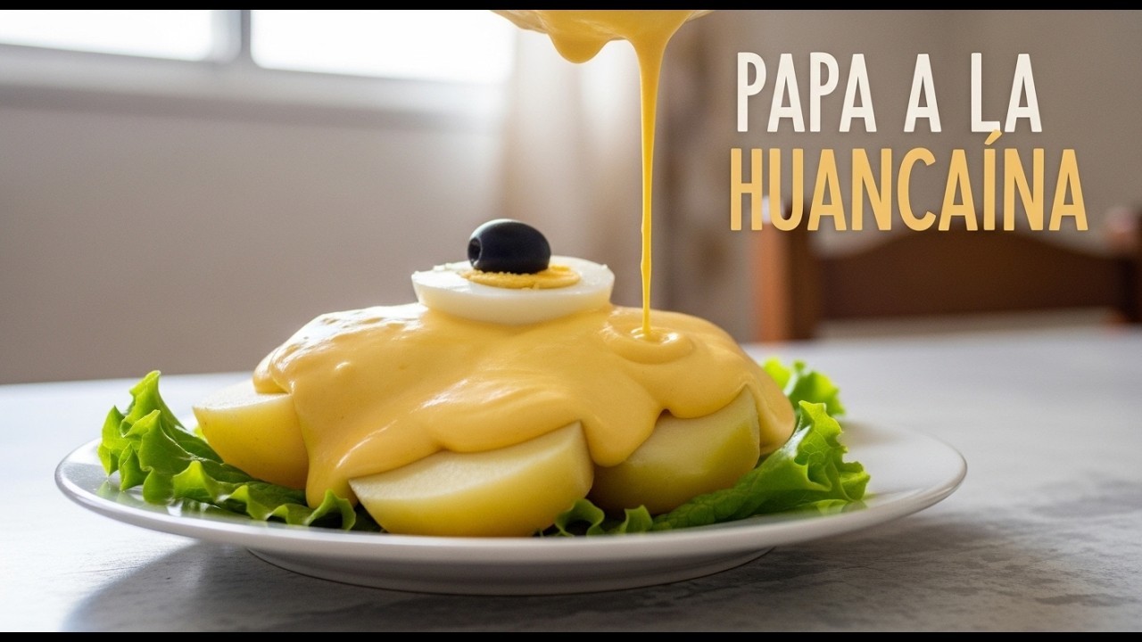Papa a la Huancaína  | Receta Fácil y Tradicional Peruana