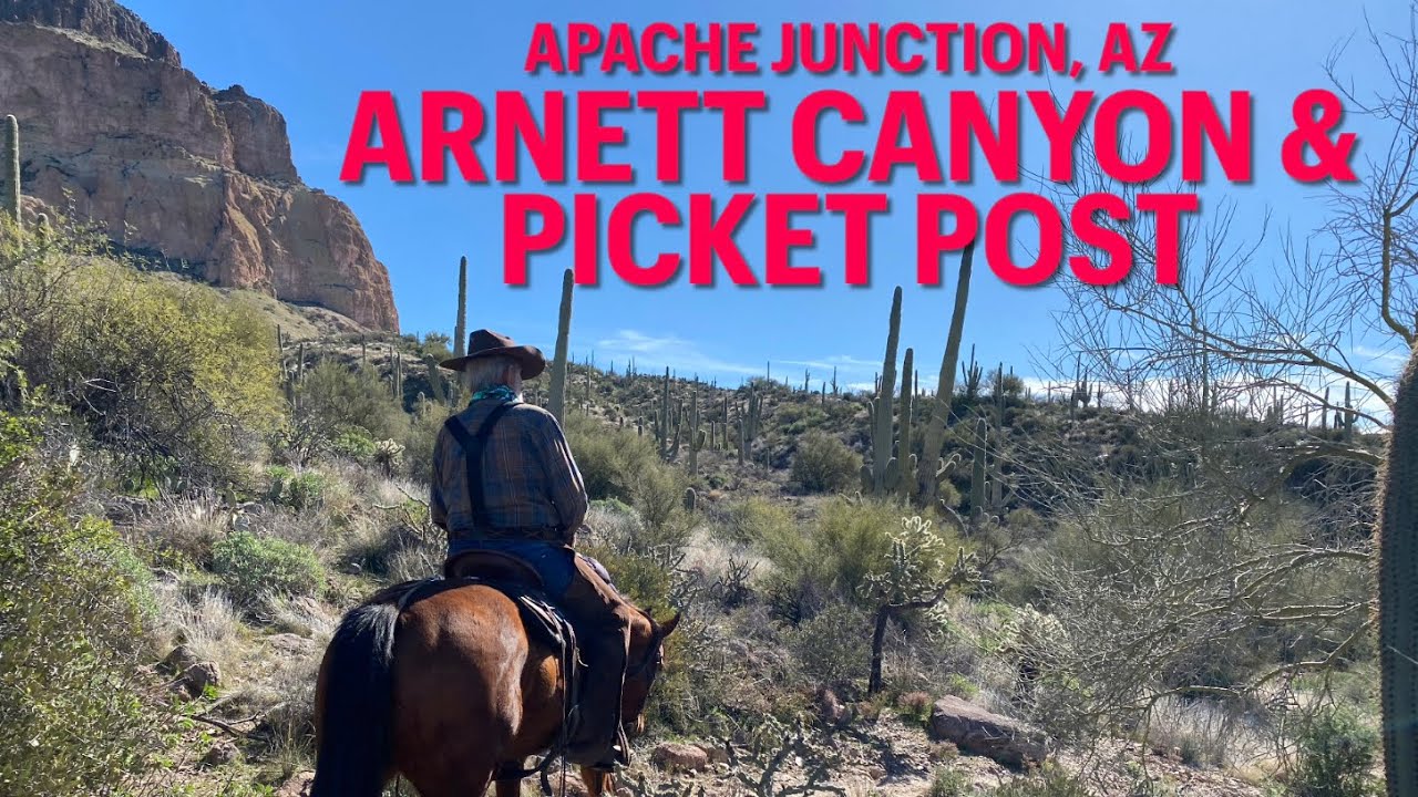 Arnett Canyon Horse Trail Ride, Apache Junction, AZ & Picket Post