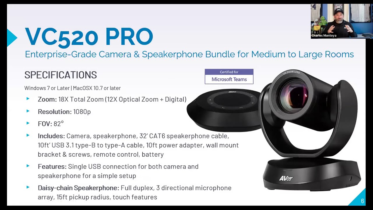 Microsoft Teams Certified Devices from AVer - Webinar