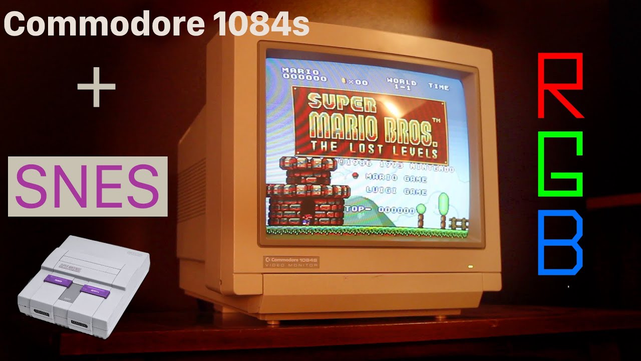 Getting SNES RGB Into The Commodore 1084s (Cheap!)