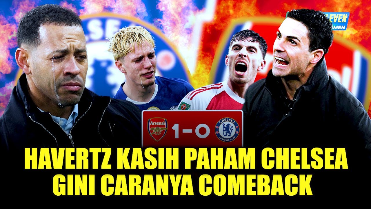 Terlalu Jumawa Bisa Comeback Akhirnya Terpongkeng Sendiri! Kronologi Arsenal Kalahkan Chelsea