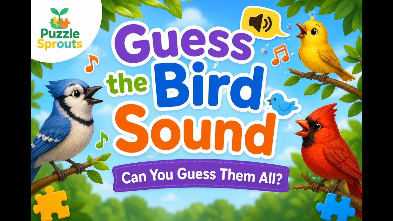 Guess the Bird Sound 🐦 | Fun Bird Game for Kids | Can You Guess Them All?