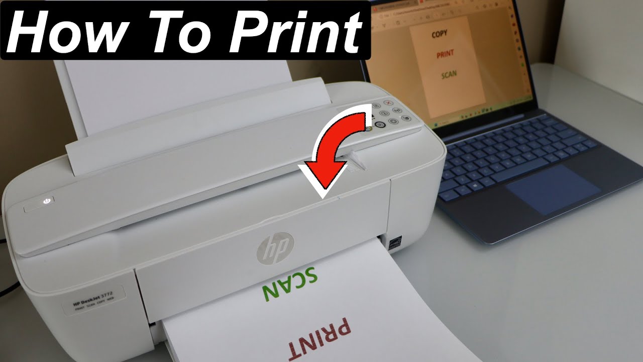 How To Print With HP DeskJet 3700 Printer Series ?