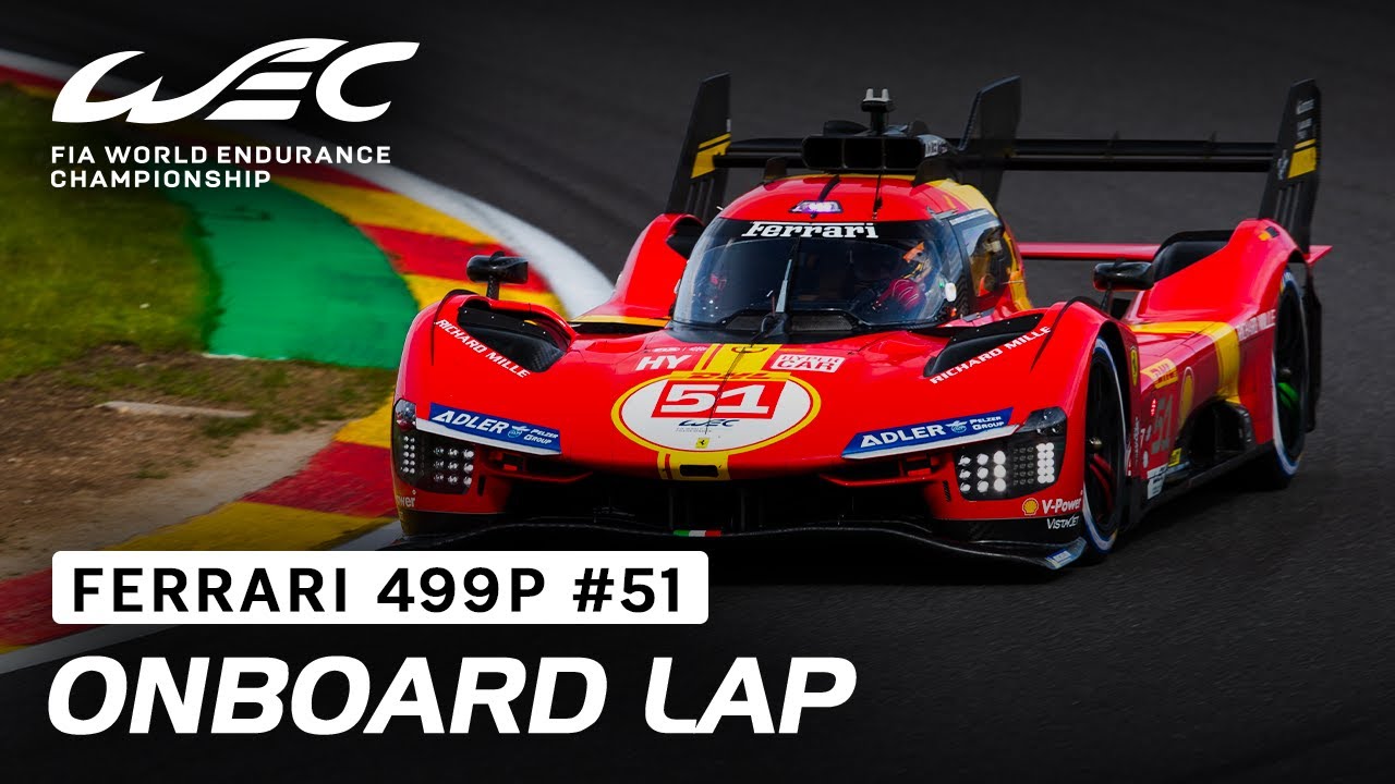 Antonio Giovinazzi x Ferrari Hypercar Onboard at Spa 🔥 I 2023 6 Hours of Spa I FIA WEC