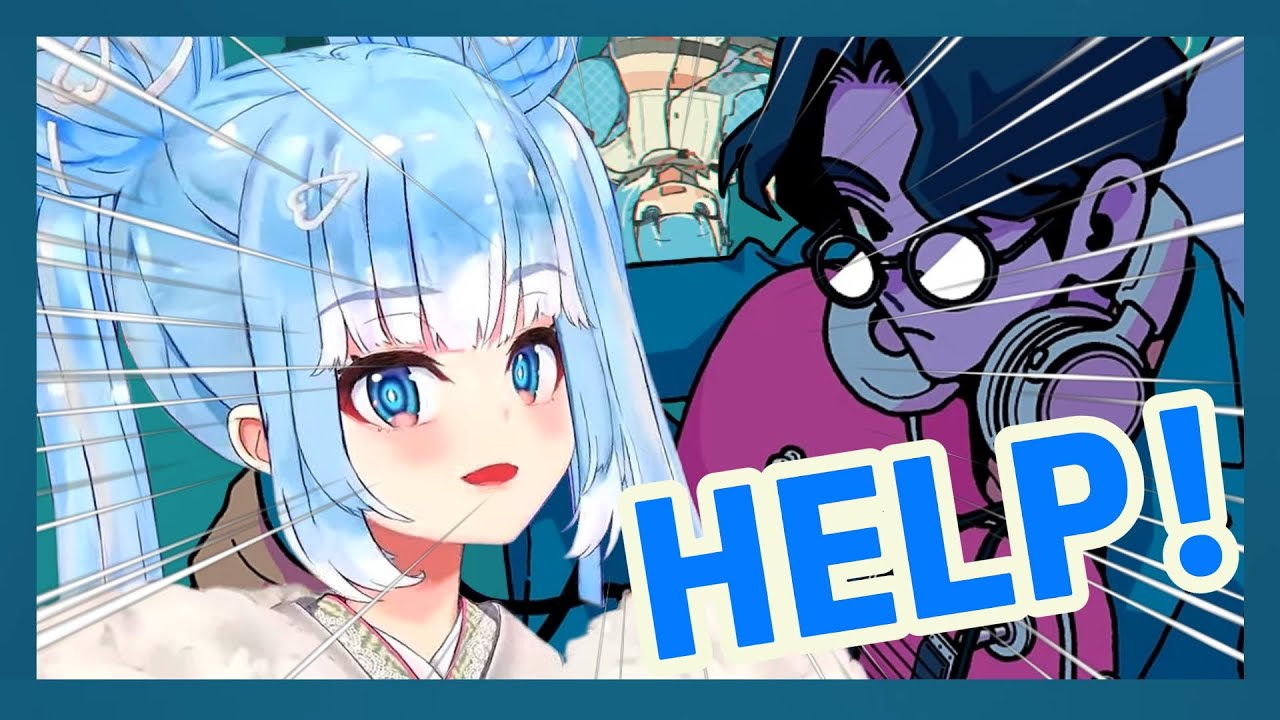【Hololive ID】Kobo and natori (なとり) singing HELP!  on stream