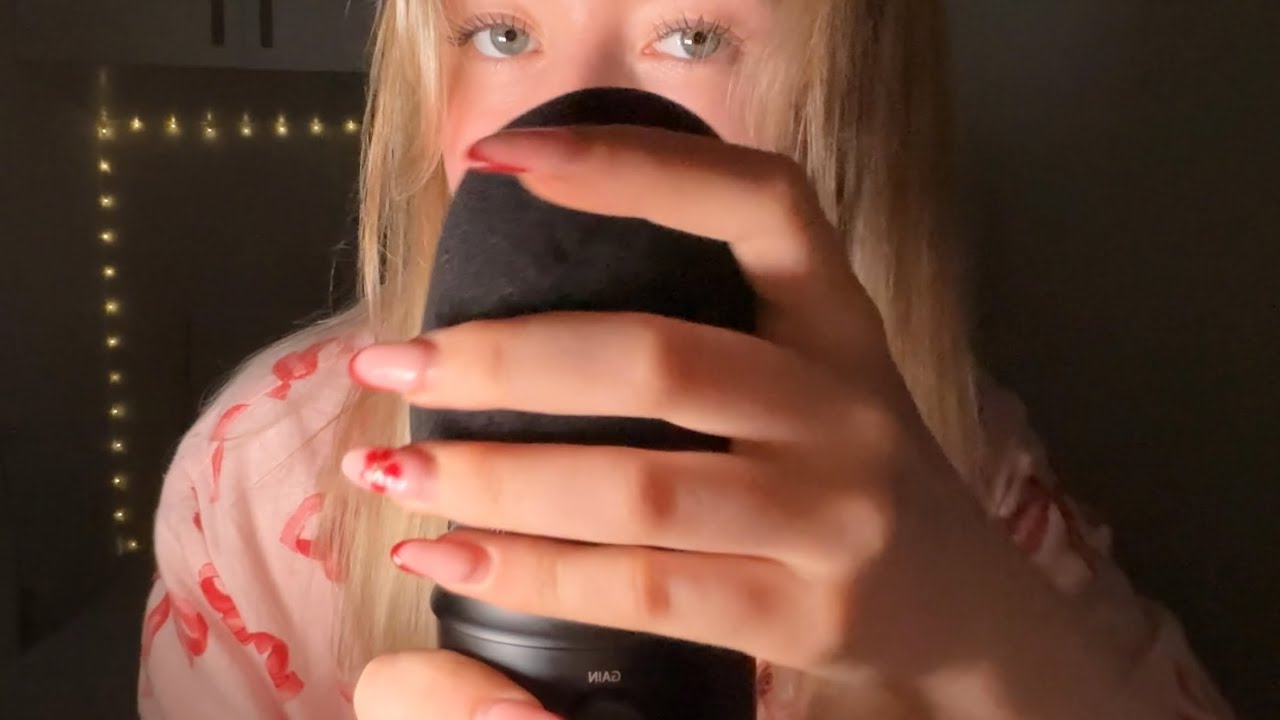 ASMR 30 Minutes Of Mic Swirling & Pumping (Foam & Fluffy Mic Triggers, Mouth Sounds, & Visuals)