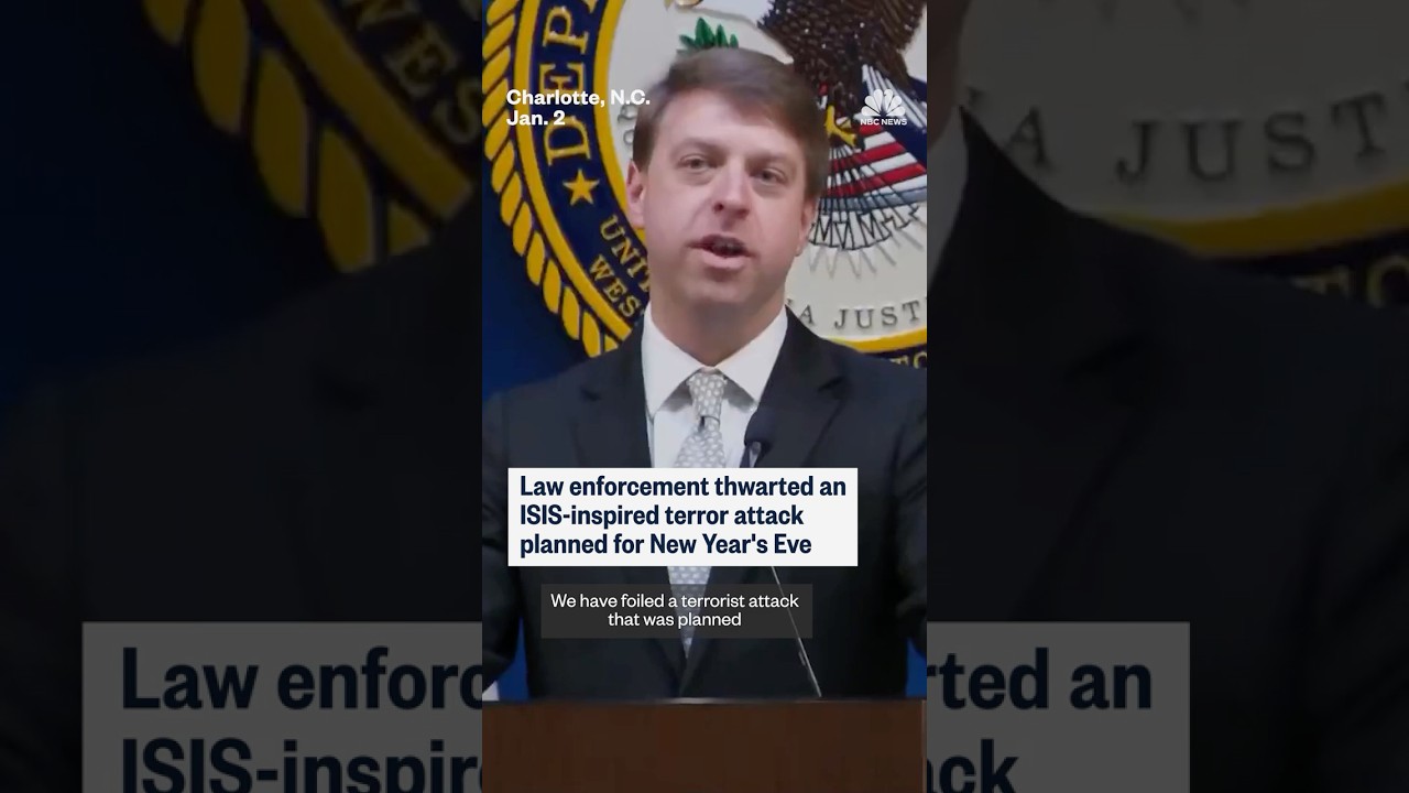 Law enforcement thwarted an ISIS-inspired terror attack planned for New Year's Eve