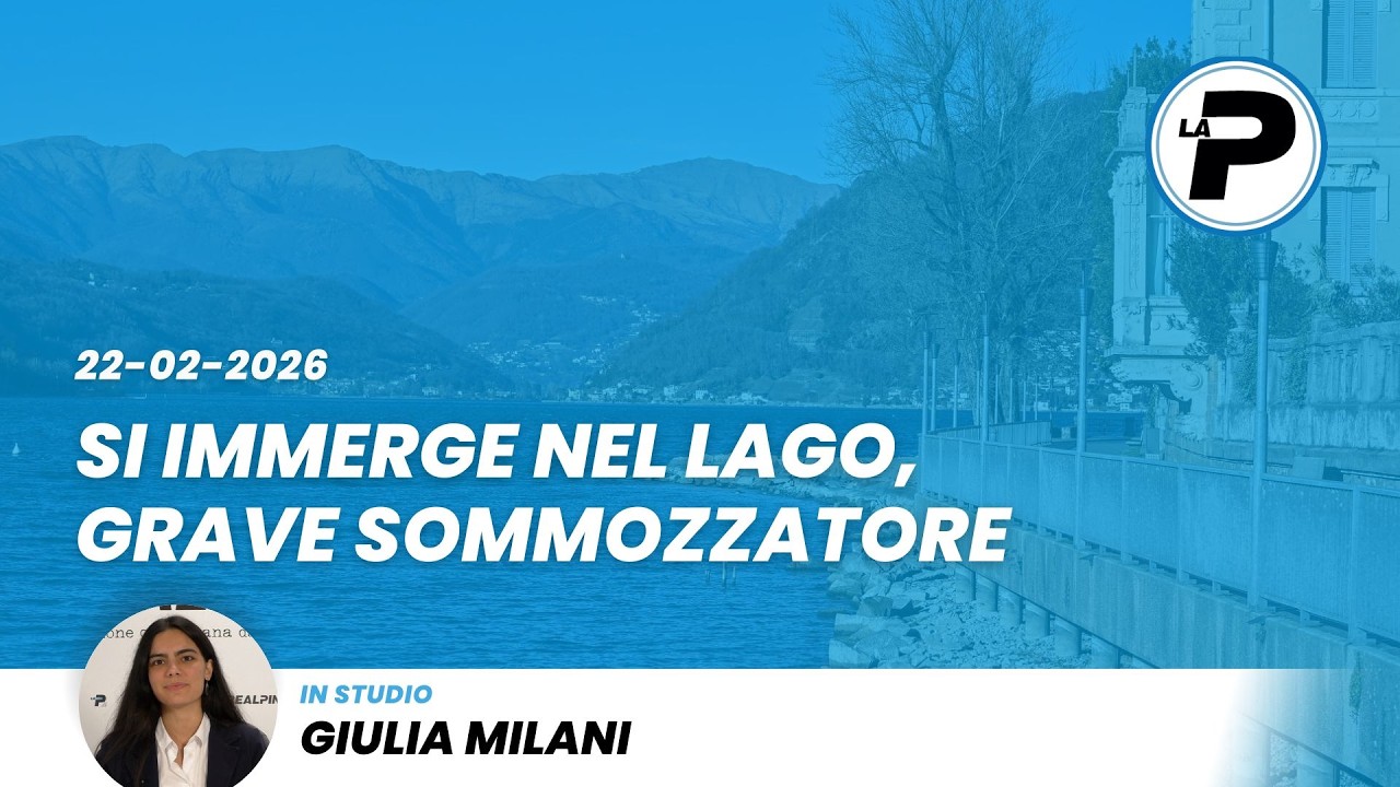 TGPrealpina 22/02/2026 | Si immerge nel lago, grave sommozzatore