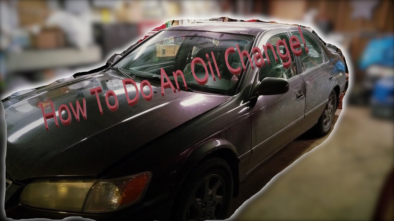 How To Do Oil Change (01 Toyota Camry)