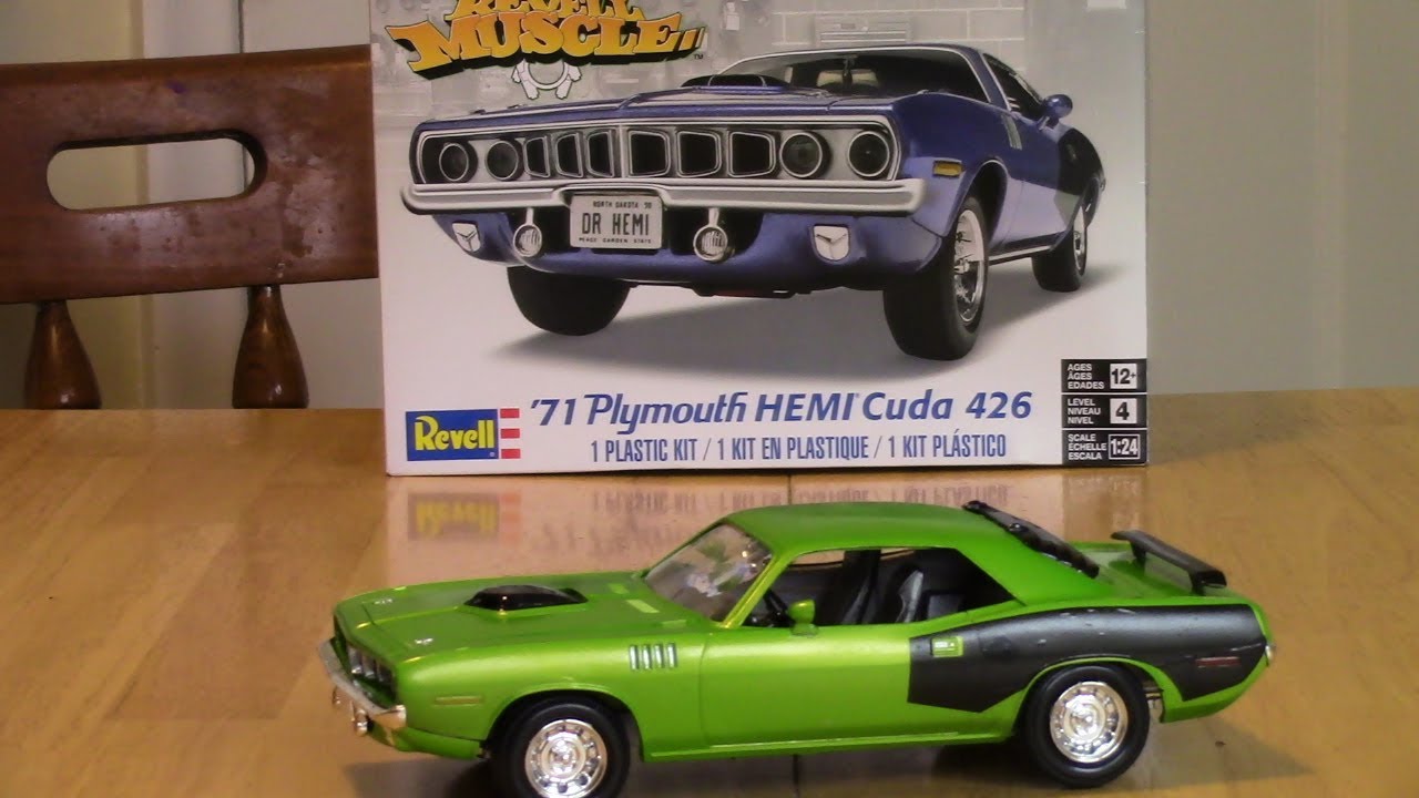Revell '71 Plymouth Hemi 'Cuda 426 Speed ​​Paint & Build