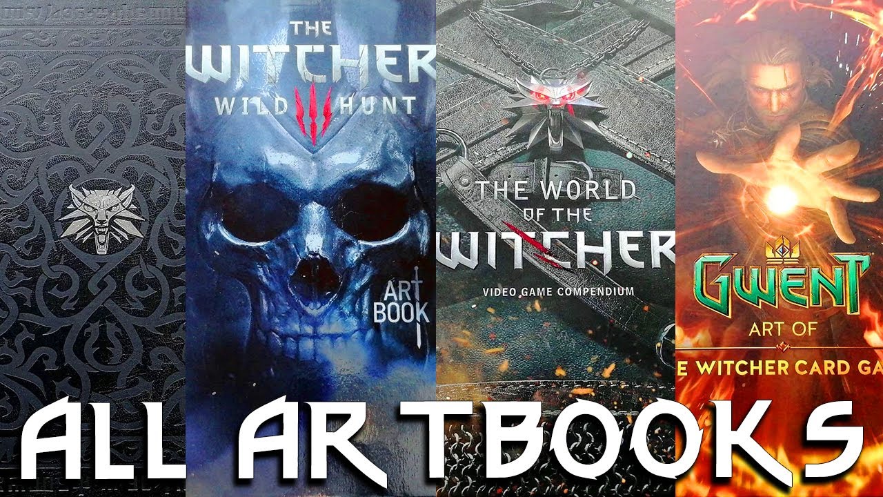 The Witcher Games - All Artbooks (Collector's Editions + Dark Horse artbooks) [4K]