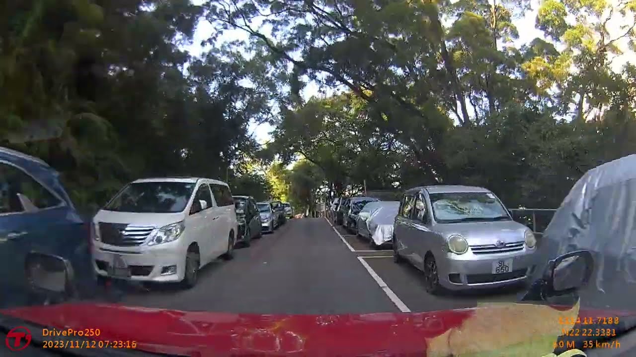 [新界窄路/鄉邨道路行車紀錄] 沙田作壆坑新村 (水泉澳附近)