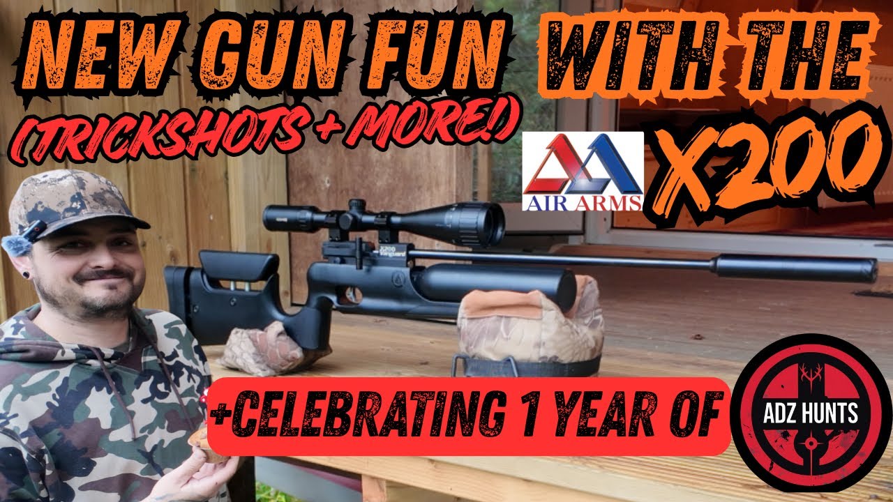Новые оружейные развлечения! | На что способен мой X200 Vanguard от Air Arms? | Отмечаем 1 потряс...