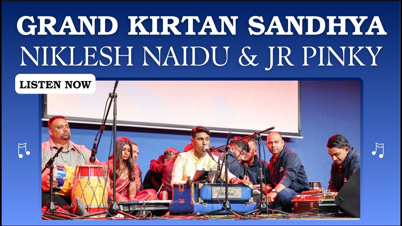 Grand Kirtan Sandhya | Niklesh Naidu & Jnr Pinky | Live Devi Kirtan in Auckland
