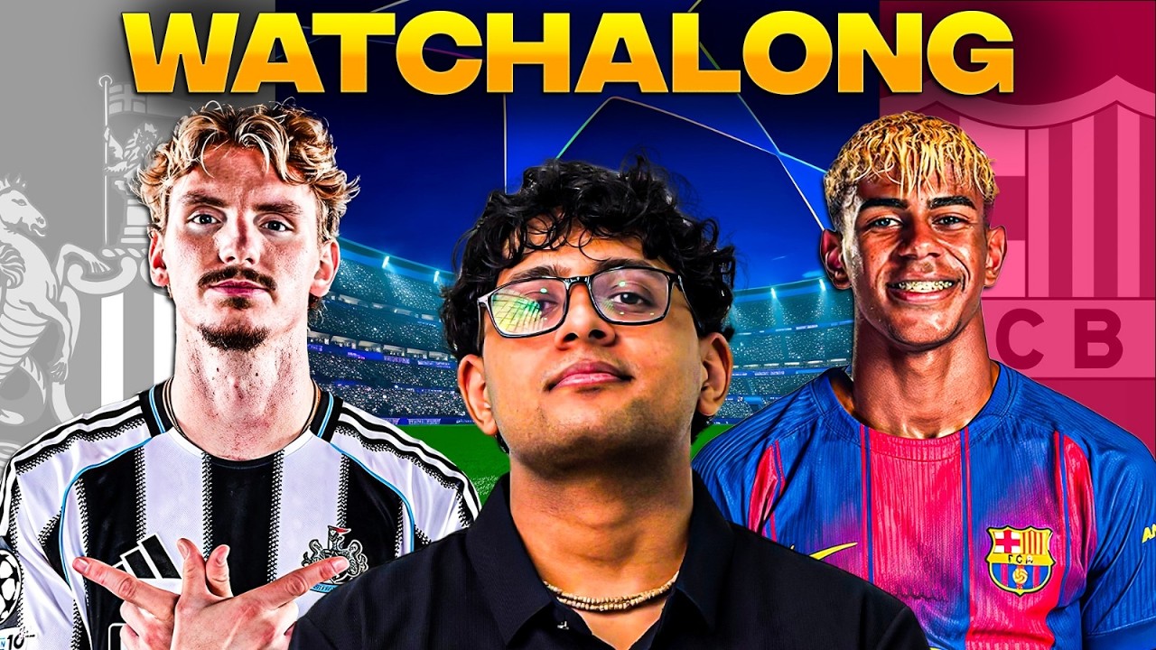 NEWCASTLE UNITED vs BARCELONA UCL ROUND OF 16|| LIVE WATCHALONG!!