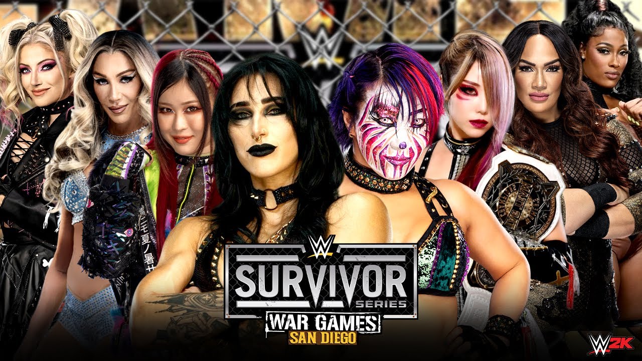 Команда Рии Рипли против команды Аски | WWE SURVIVOR War Game Сан-Диего | Полный матч 15 ноября 2...