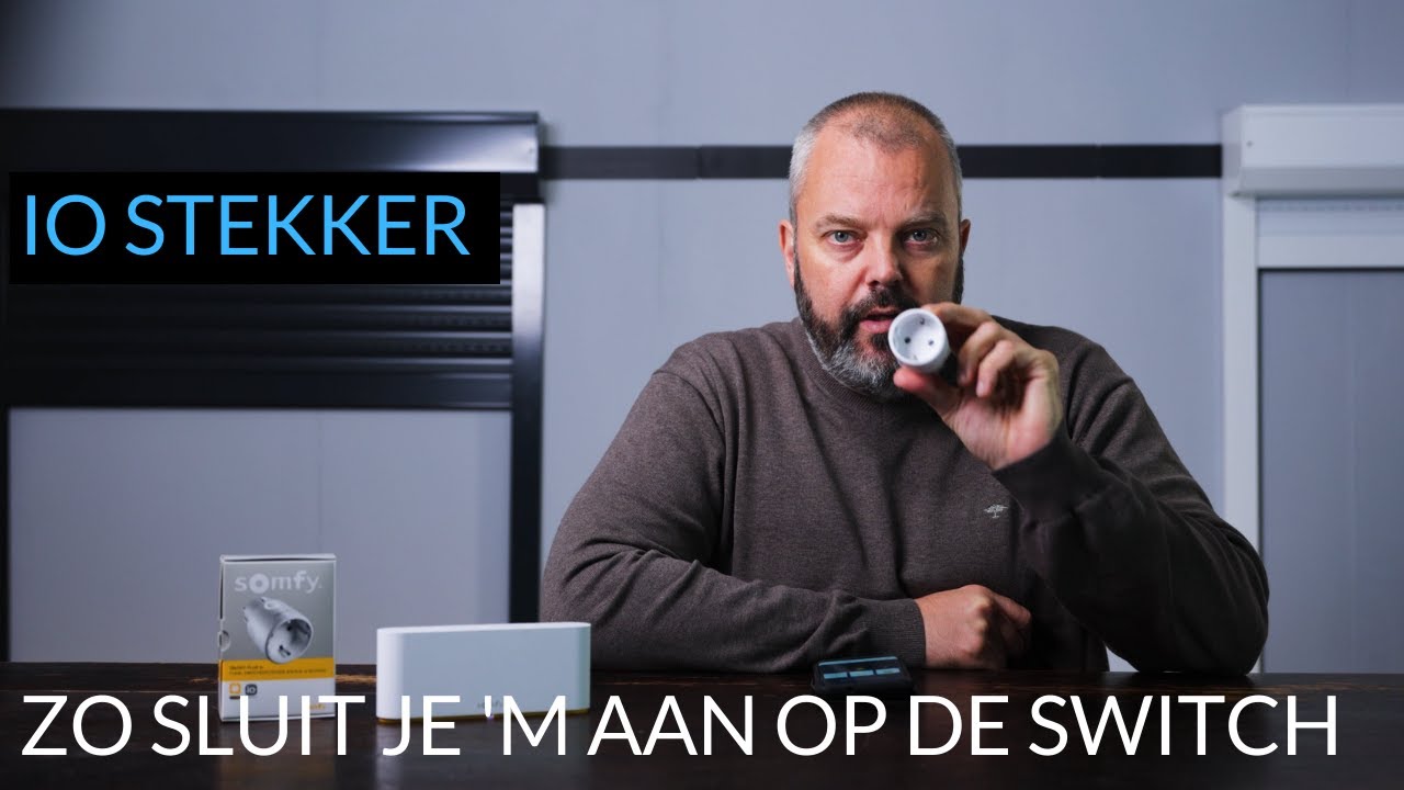 Somfy IO stekker toevoegen aan de Tahoma Switch - zo doe je dat