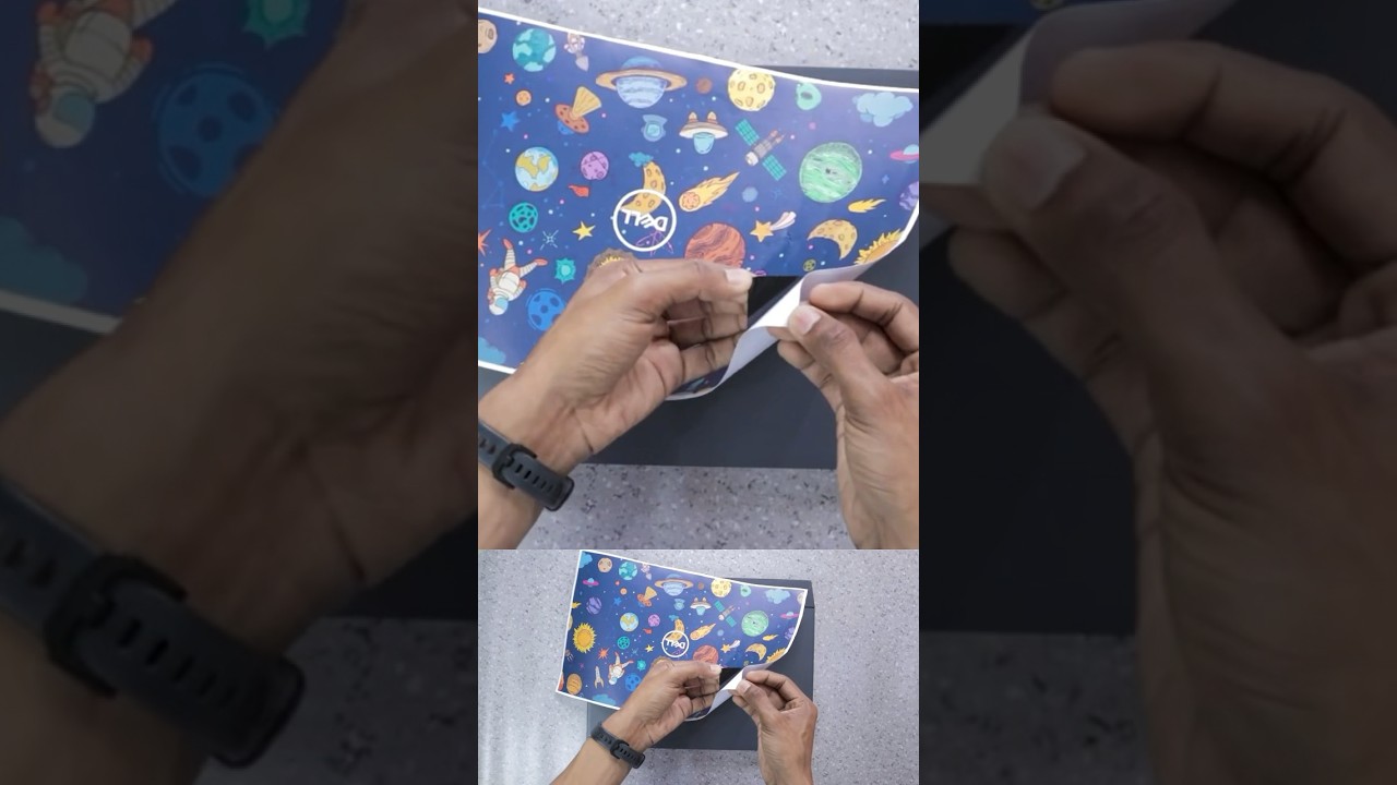 How to apply Skin on Dell G15 Laptop #shorts #dellg15