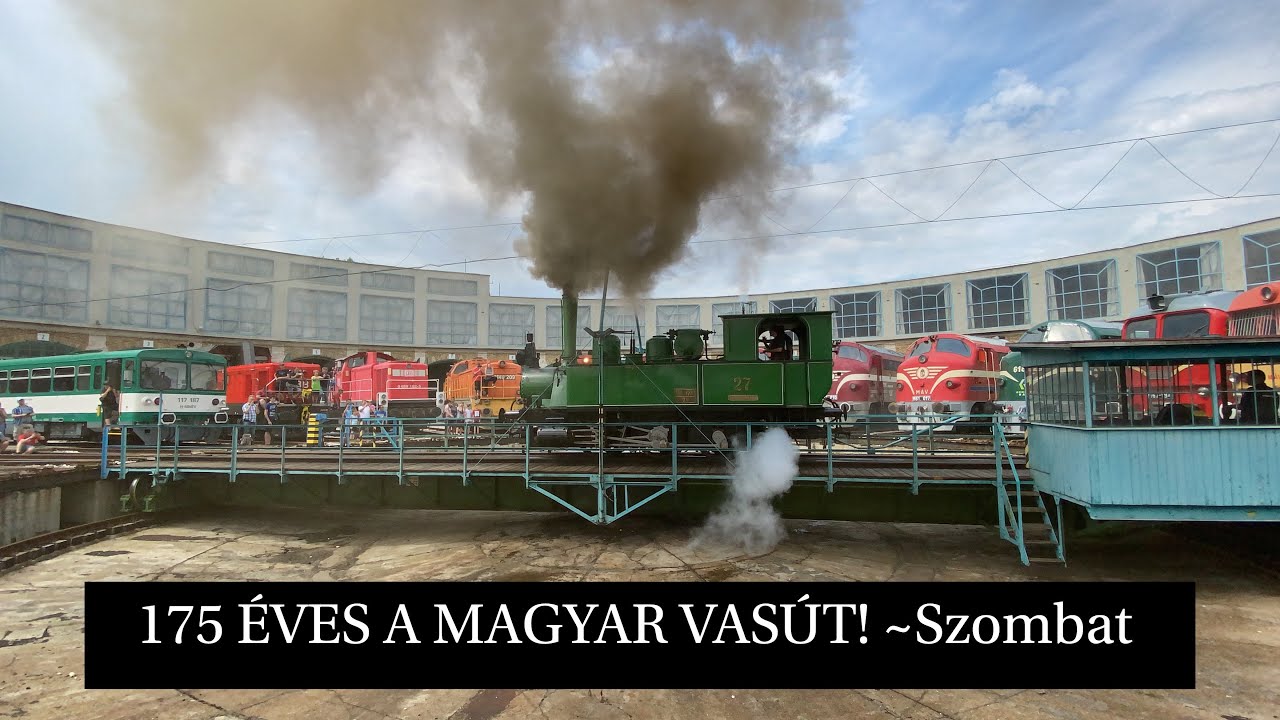 175 éves a MAGYAR VASÚT! - Egy lenyűgöző JÁRMŰPARÁDÉ a Vasúttörténeti Parkban, megannyi izgalommal!