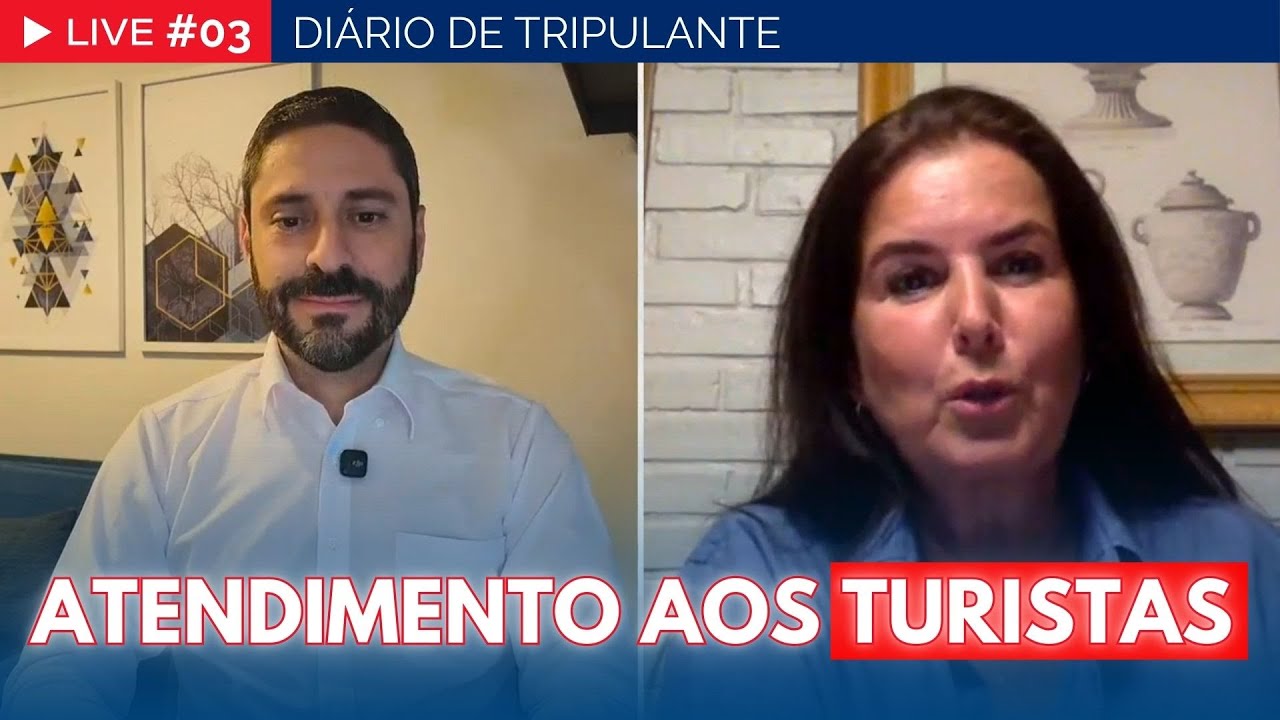 COMO É TRABALHAR COM ATENDIMENTO AOS TURISTAS NOS CRUZEIROS | Diário de Tripulante LIVE 03