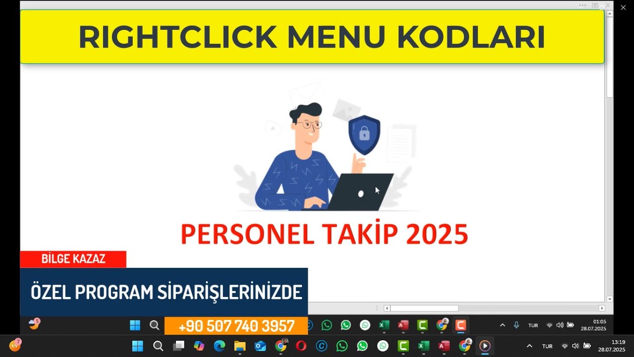 SAĞ TIK MENÜ / RIGHTCLICKMENU KODLARI