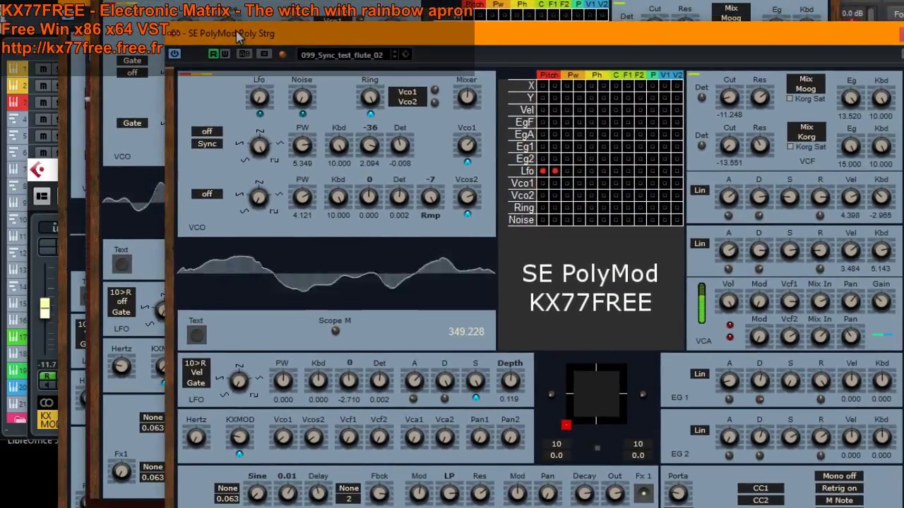 KX77FREE - Electronic Matrix - The witch with rainbow apron