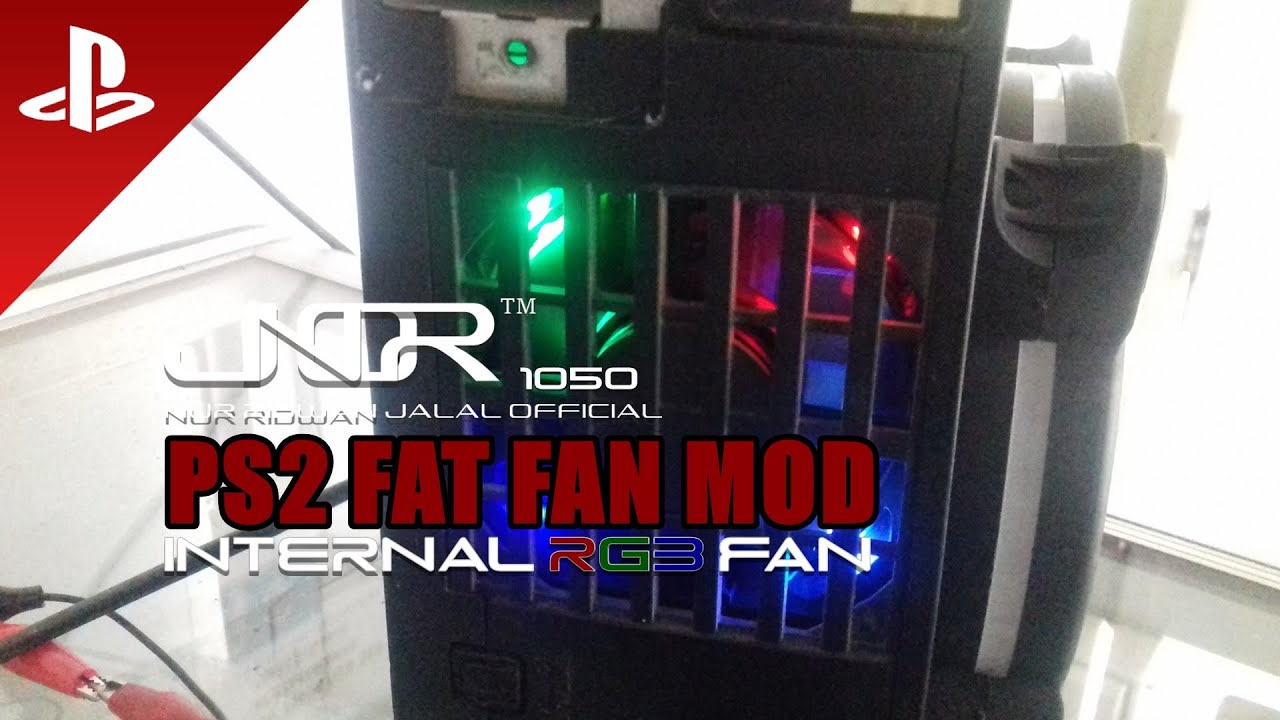 #1050 // PERTAMA KALI DI YOUTUBE!!! // PS2 FAT INTERNAL RGB FAN MOD // DIY