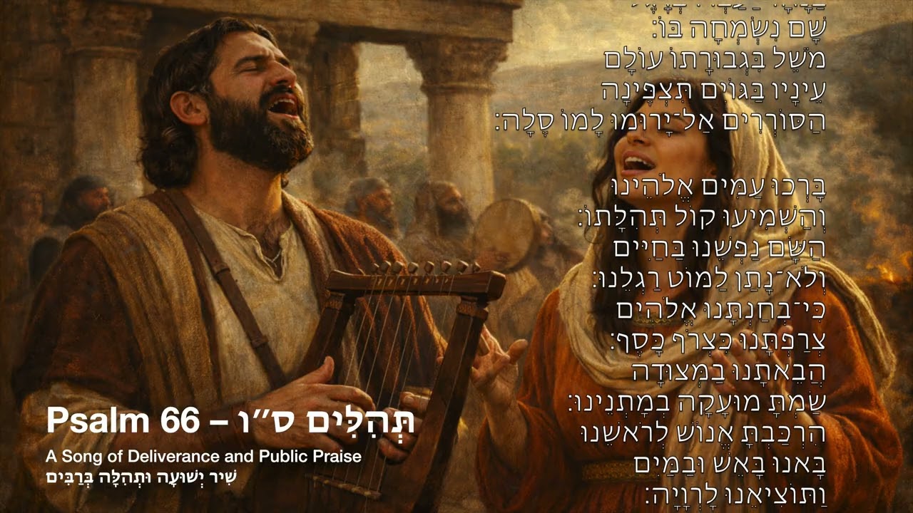 Psalm 66 – תְּהִלִּים ס״ו – Hebrew Version | Psalms Music Project