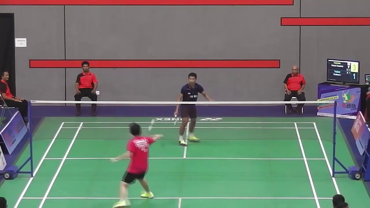 Kunlavut V VS Karono S -BS17- QF BADMINTON 2016 YONEX - SUNRISE PEMBANGUNAN JAYARAYA JUNIOR