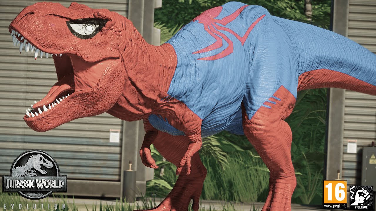 NEW Modded Dinosaur Skins: Crimson Mecha, Black Symbiote & Green Giant Ultimate Dinosaurs Battle