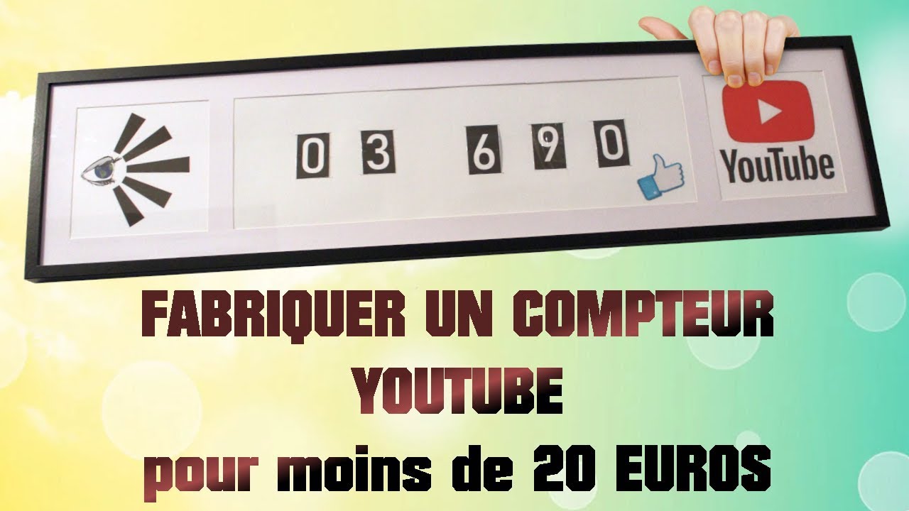 🛠 Fabriquer un compteur Youtube pour moins de 20 euros