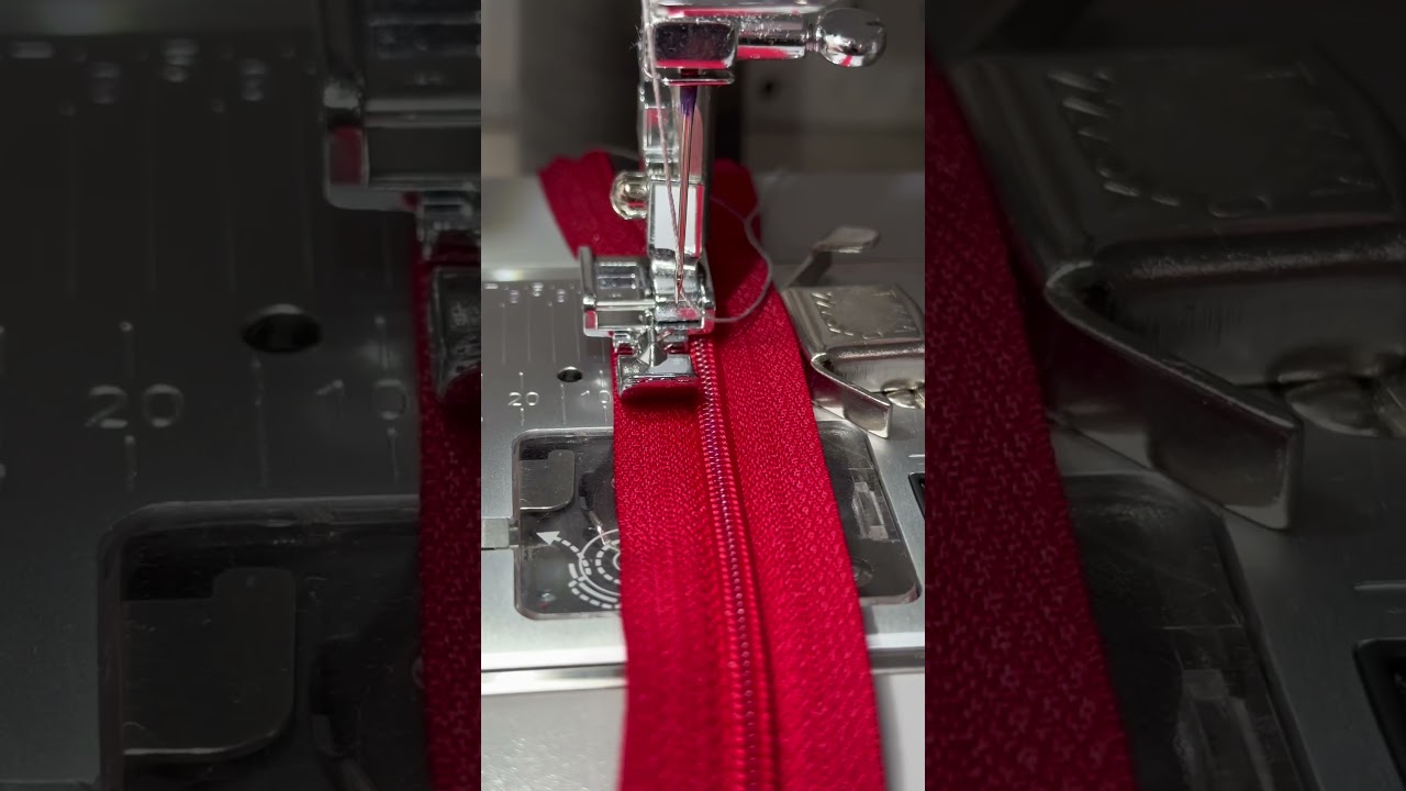 How to Use Zipper Presser Foots - Sewing Tutorial for Beginners #sewing #shorts