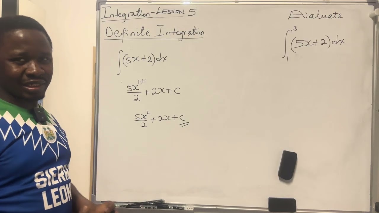 Integration : Lesson 5 : Definite Integration 
