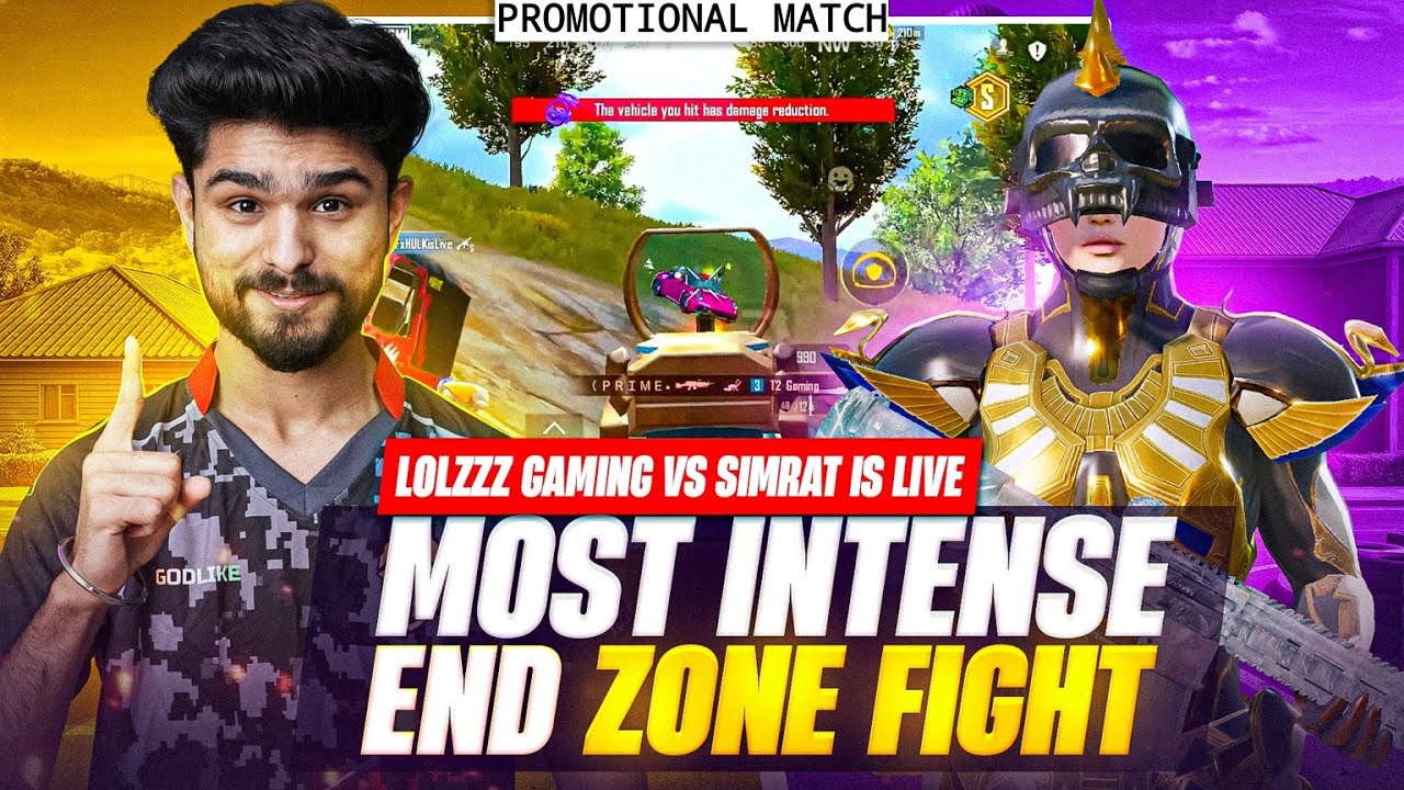 @LoLzZzGaming vs @SIMRATisLIVE MOST INTENSE END ZONE 4v4 FIGHT FOR PROMOTIONAL MATCH