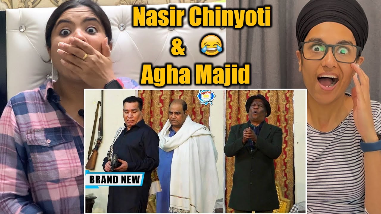 Indian Reacts To Nasir Chinyoti and Agha Majid | Amanat Chan | New Stage Drama