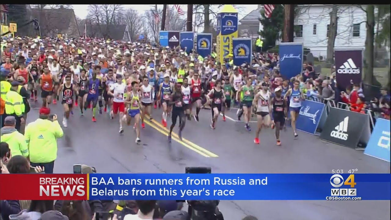 BAA Bans Runners From Russia, Belarus From Boston Marathon