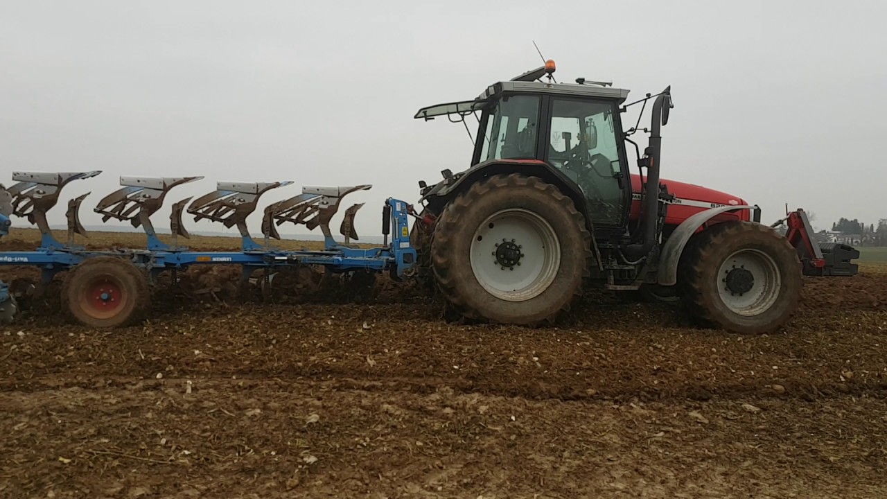 Mf 6290 mit 5 Schar Lemken Pflug