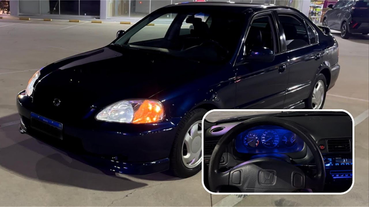 2000 Honda Civic EX EJ8 - POV Night Drive 4K 30fps #civic #pov #driver