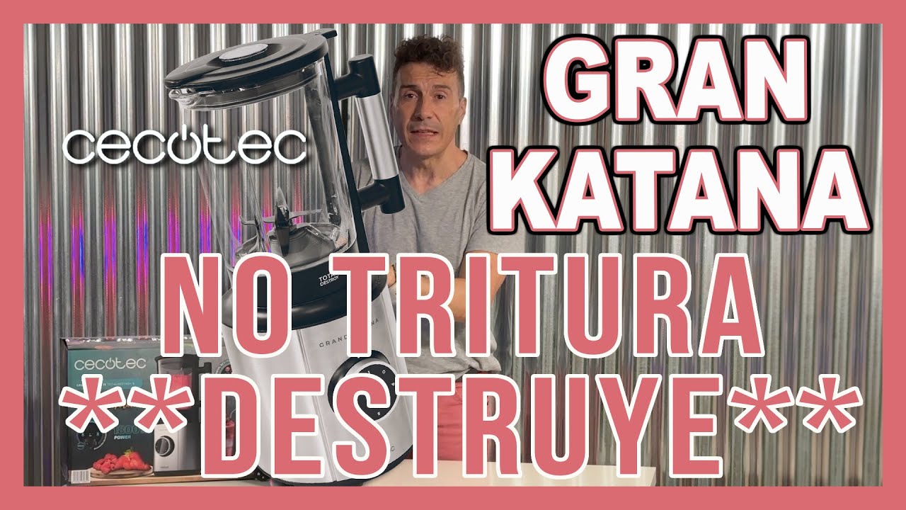 Batidora GRAND KATANA de Cecotec. La PRUEBO con 8 Recetas