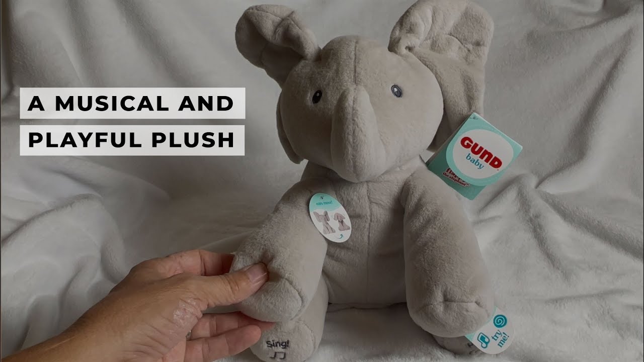 Baby GUND Animated Flappy the Elephant Plush, Singing Stuffed Animal | Overview & Demo