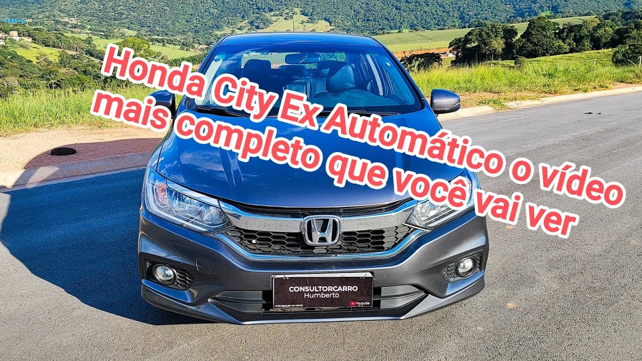 Honda City EX câmbio CVT 7 velocidades  2019 vídeo completo assista até o fim