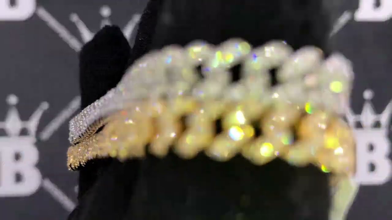 Diamond Cuban Bracelet 6MM 10K White or Yellow Gold | 60% Off | Real Iced Out Hip Hop Jewelry